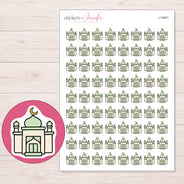 I-14951 planner sticker sheet with enlarged sticker detail