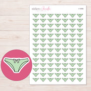 I-14956 planner sticker sheet with enlarged sticker detail