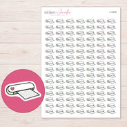 I-14978 planner sticker sheet with enlarged sticker detail