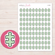 I-14982 planner sticker sheet with enlarged sticker detail