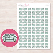 I-14991 planner sticker sheet with enlarged sticker detail