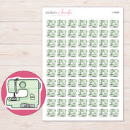 I-14995 planner sticker sheet with enlarged sticker detail