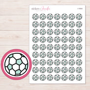 I-15004 planner sticker sheet with enlarged sticker detail