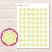 I-15008 planner sticker sheet with enlarged sticker detail