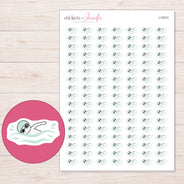 I-15010 planner sticker sheet with enlarged sticker detail