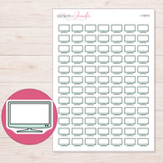I-15015 planner sticker sheet with enlarged sticker detail