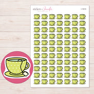 I-15016 planner sticker sheet with enlarged sticker detail