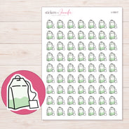 I-15017 planner sticker sheet with enlarged sticker detail