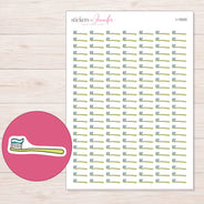 I-15025 planner sticker sheet with enlarged sticker detail