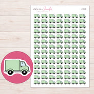 I-15028 planner sticker sheet with enlarged sticker detail