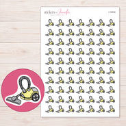 I-15032 planner sticker sheet with enlarged sticker detail