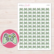 I-15033 planner sticker sheet with enlarged sticker detail