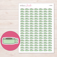 I-15034 planner sticker sheet with enlarged sticker detail