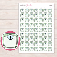 I-15044 planner sticker sheet with enlarged sticker detail