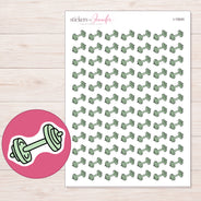 I-15045 planner sticker sheet with enlarged sticker detail