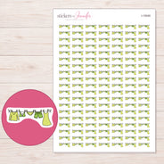 I-15048 planner sticker sheet with enlarged sticker detail