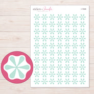 I-15066 planner sticker sheet with enlarged sticker detail