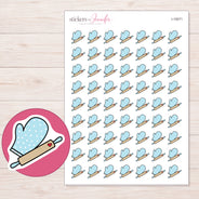 I-15071 planner sticker sheet with enlarged sticker detail
