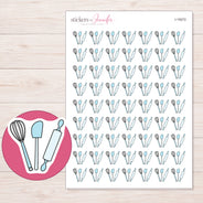 I-15072 planner sticker sheet with enlarged sticker detail