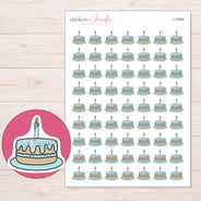 I-15082 planner sticker sheet with enlarged sticker detail