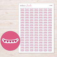 I-15096 planner sticker sheet with enlarged sticker detail