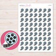 I-15101 planner sticker sheet with enlarged sticker detail