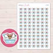 I-15105 planner sticker sheet with enlarged sticker detail