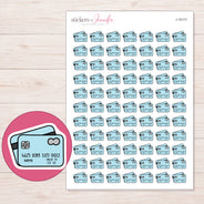 I-15117 planner sticker sheet with enlarged sticker detail