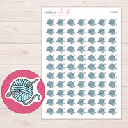 I-15120 planner sticker sheet with enlarged sticker detail