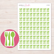 I-15126 planner sticker sheet with enlarged sticker detail