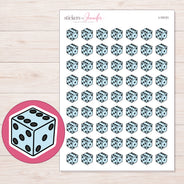 I-15131 planner sticker sheet with enlarged sticker detail
