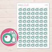 I-15132 planner sticker sheet with enlarged sticker detail