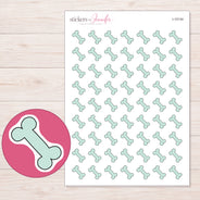 I-15134 planner sticker sheet with enlarged sticker detail