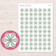 I-15137 planner sticker sheet with enlarged sticker detail