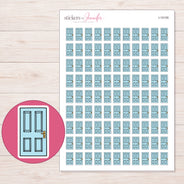 I-15155 planner sticker sheet with enlarged sticker detail