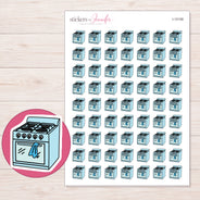 I-15158 planner sticker sheet with enlarged sticker detail