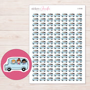 I-15160 planner sticker sheet with enlarged sticker detail