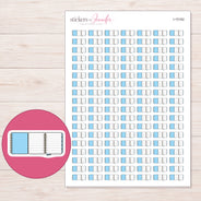 I-15162 planner sticker sheet with enlarged sticker detail