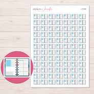 I-15180 planner sticker sheet with enlarged sticker detail