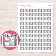 I-15185 planner sticker sheet with enlarged sticker detail