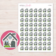 I-15189 planner sticker sheet with enlarged sticker detail