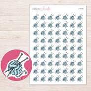 I-15194 planner sticker sheet with enlarged sticker detail