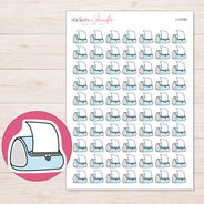 I-15196 planner sticker sheet with enlarged sticker detail