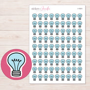 I-15201 planner sticker sheet with enlarged sticker detail