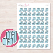 I-15207 planner sticker sheet with enlarged sticker detail