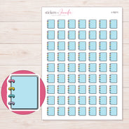 I-15211 planner sticker sheet with enlarged sticker detail