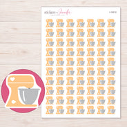 I-15212 planner sticker sheet with enlarged sticker detail