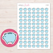 I-15228 planner sticker sheet with enlarged sticker detail