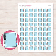 I-15233 planner sticker sheet with enlarged sticker detail