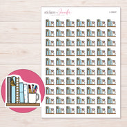 I-15237 planner sticker sheet with enlarged sticker detail